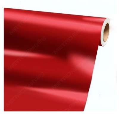 FILM OKLEINA CHROME MATTE RED PERLA KANALIKI  