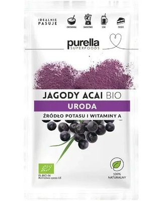 Purella Superfoods Jagody Acai Bio Uroda proszek 21g