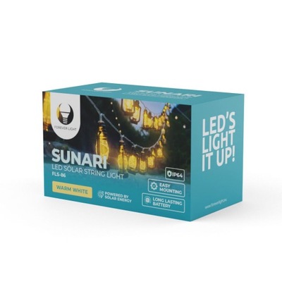 SZNUR SOLARNY LATARENKA LED SUNARI FLS-86 30LED 6,