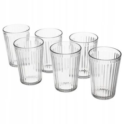 IKEA VARDAGEN Szklanka szkło bezbarwne 310 ml 6szt