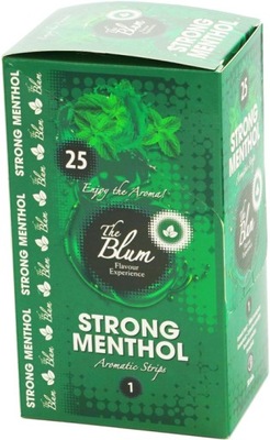 Karta aromatyzująca THE BLUM STRONG MENTHOL 25szt