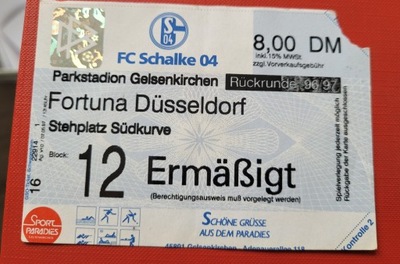 bilet FC Schalke - Fortuna Dusseldorf