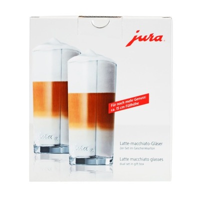 JURA - Zestaw 2 szklanek do Latte Macchiato