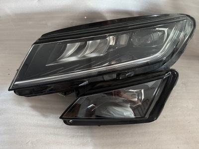 Skoda kodiaq левая лампа full led фото №1