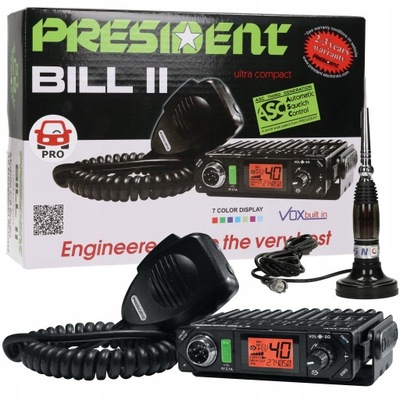 JUEGO PRESIDENT BILL + ANTENA MAGNESOWA A6P A1G  