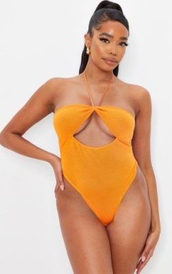 A8C106 NARANCSSÁRGA BODY PRETTYLITTLETHING S