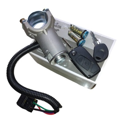 Iveco daily iv 2006- nowa комплектная замок зажигания 2 вкладыши замки дверь комплект фото №1