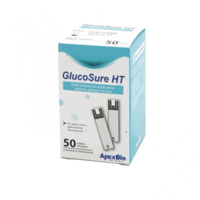 Paski do glukozy GlucoSure HT 50 sztuk