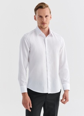 Biała koszula Slim Fit PAKO LORENTE r. 42-164/170