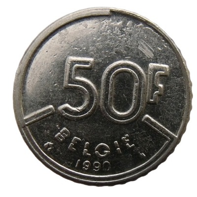 BELGIA 50 FRANCS 1990 BELGIE