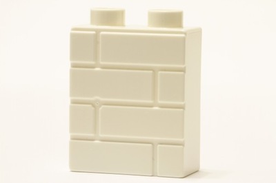 Lego Duplo klocek cegła murek biały