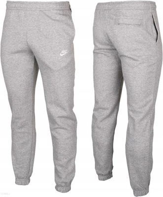 Spodnie męskie dresowe Nike szare XL
