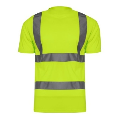 KOSZULKA T-SHIRT OSTRZEGAWCZA, YELLOW COLOR CE LAHTI XL L4020804  