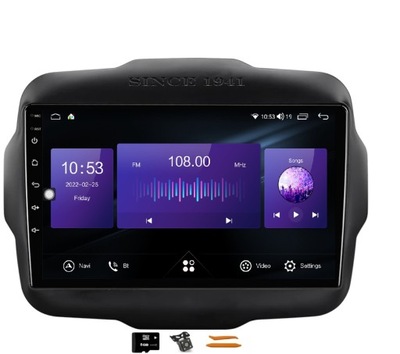 RADIO ANDROID NAVEGACIÓN VQ230 QLED CARPLAY LTE GPS DSP JEEP RENEGADE 16-20  