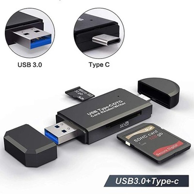 Czytnik kart USB 3.0 typu-C