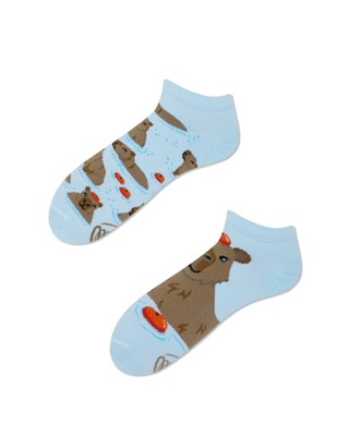 MANYMORNINGS Capybara Nízke Členkové Ponožky 35-38
