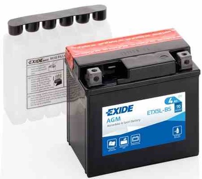 АККУМУЛЯТОР EXIDE YTX5L-BS / ETX5L-BS 4AH AGM