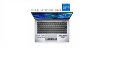 DELL LATITUDE 7320 WIN 10 i7-11GEN 3.0 GHz 16GB/256GB SSD 13" FHD TS DOTYK