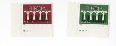 FILATELISTYKA MALTA- Mosty. Europa, 2zn., 1984**