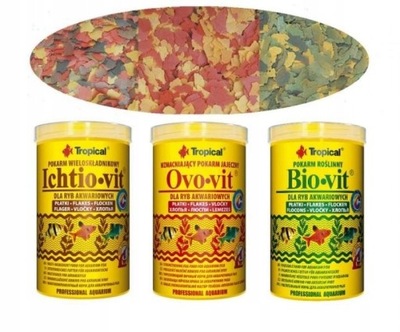 POKARM DLA RYB ICHTO-VIT BIO-VIT OVO-VIT 3L/570g