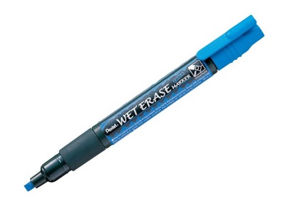 Marker kredowy niebieski PENTEL SMW26