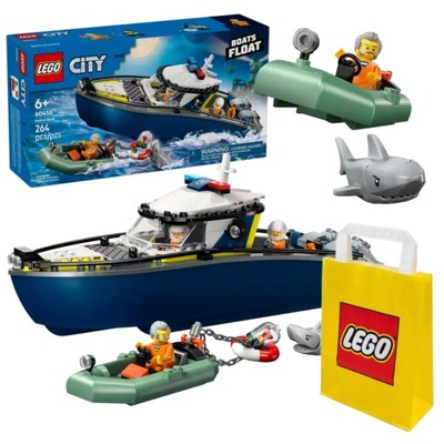 LEGO City 60456 Rendőrcsónakos üldözés