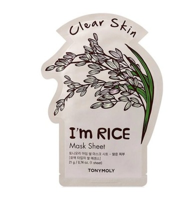TONYMOLY I'm Rice koreańska maska oczyszczająca