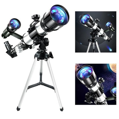 Zestaw teleskopu astronomicznego z aperturą 70 mm