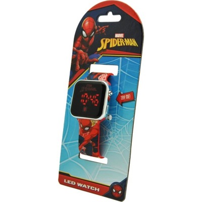 ND40_SPD4800 Spiderman LED hodinky s kalendárom