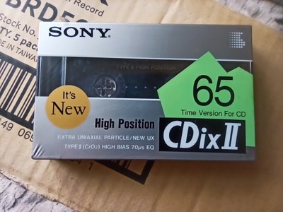 Sony CDix II 65 1szt. 1989r Japan uszkodzona folia