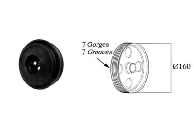 Sasic шків колінчастого вала колінчастого ford transit transit tourneo transit фото №1