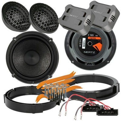 HERTZ ESK CK 165 ALTAVOZ SEAT CORDOBA 6L PARTE DELANTERA PARTE TRASERA  