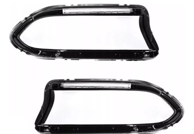 Стекло фары лампа передних dodge charger 15-22 фото №1