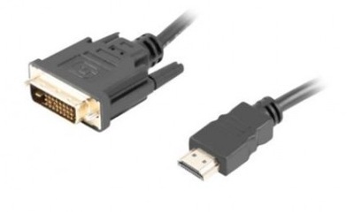 Kabel HDMI(M)-DVI-D(M) Dual Link 1.8 M czarny