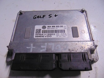 КОМПЬЮТЕР ДВИГАТЕЛЯ VW GOLF V PLUS 06A906033DD