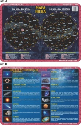 Podkładka edukacyjna Visual System Geografia, Mapa