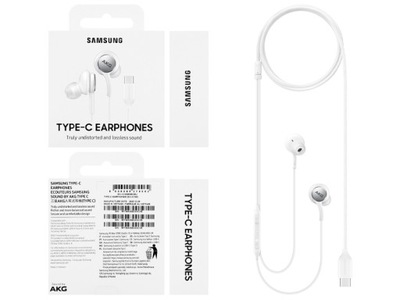 ORYGINALNE SŁUCHAWKI DOKANAŁOWE USB-C SAMSUNG AKG EO-IC100 GALAXY S22 S23