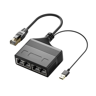 Rozdzielacz Ethernet RJ45 Adapter rozgałęźnik