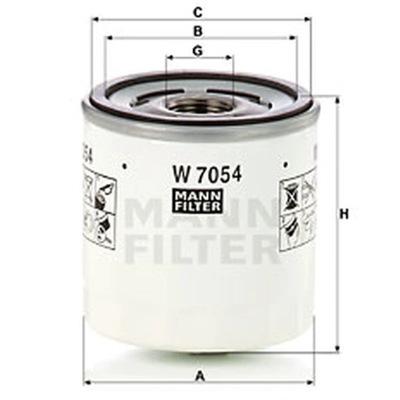 FILTRAS ALYVOS MANN-FILTER W 7054 