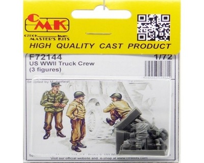 CMK F72144 US Truck Crew WWII 1:72 24H -zarpapl