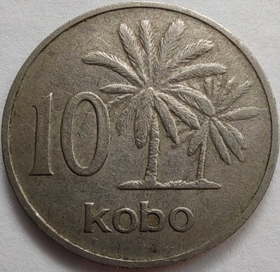 1994 - Nigeria 10 kobo, 1973