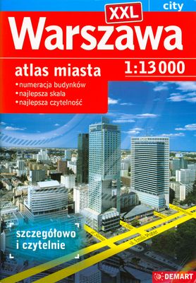 Warszawa atlas miasta XXL 1:13 000