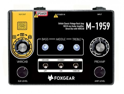 Foxgear M-1959 Miniamp British Classic Rock