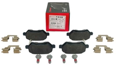 Brembo тормозные колодки тормозные задняя opel astra combo corsa meriva zafira kia venga фото №1