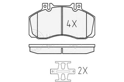 MEYLE ZAPATAS HAM. DB P. 609-814D 86-94  