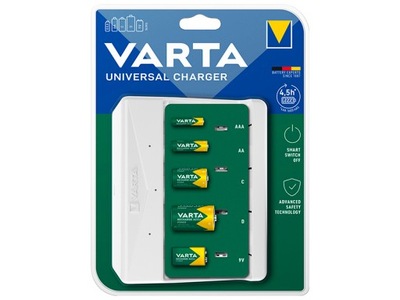 ŁADOWARKA VARTA UNIVERSAL AA AAA R14 R20 9V 57658