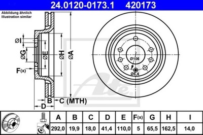 24.0120-0173.1 DISCO HAM.TYL OPEL VECTRA C 02-08  