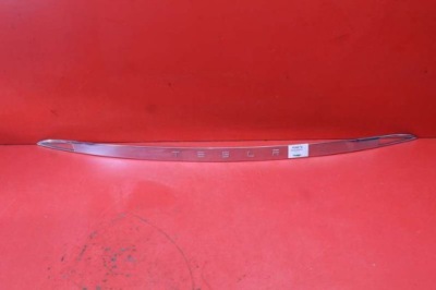 Накладка задній задня хром tesla model s 12-20 фото №1