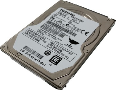 Dysk twardy HDD 2,5'' TOSHIBA MK7575GSX 750GB 8MB 5400rpm SATA II