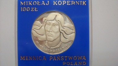 Moneta 100 zł Kopernik 1973 MENNICZA